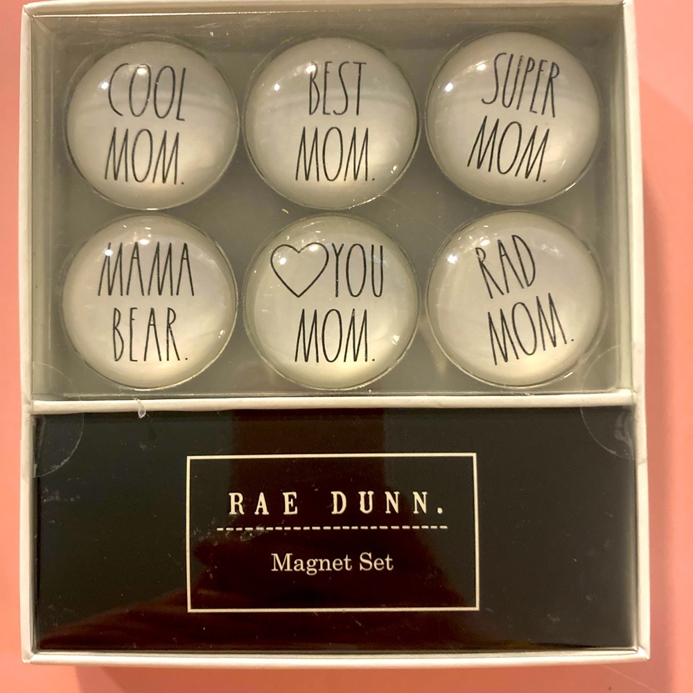 Rae Dunn Magnet set Mom